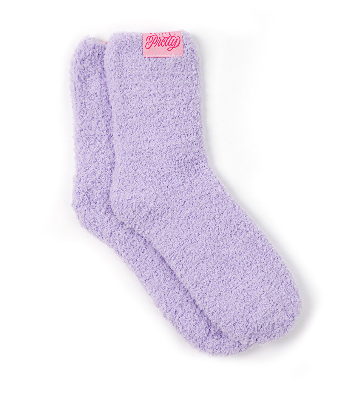 Lavender Fuzzy Socks
