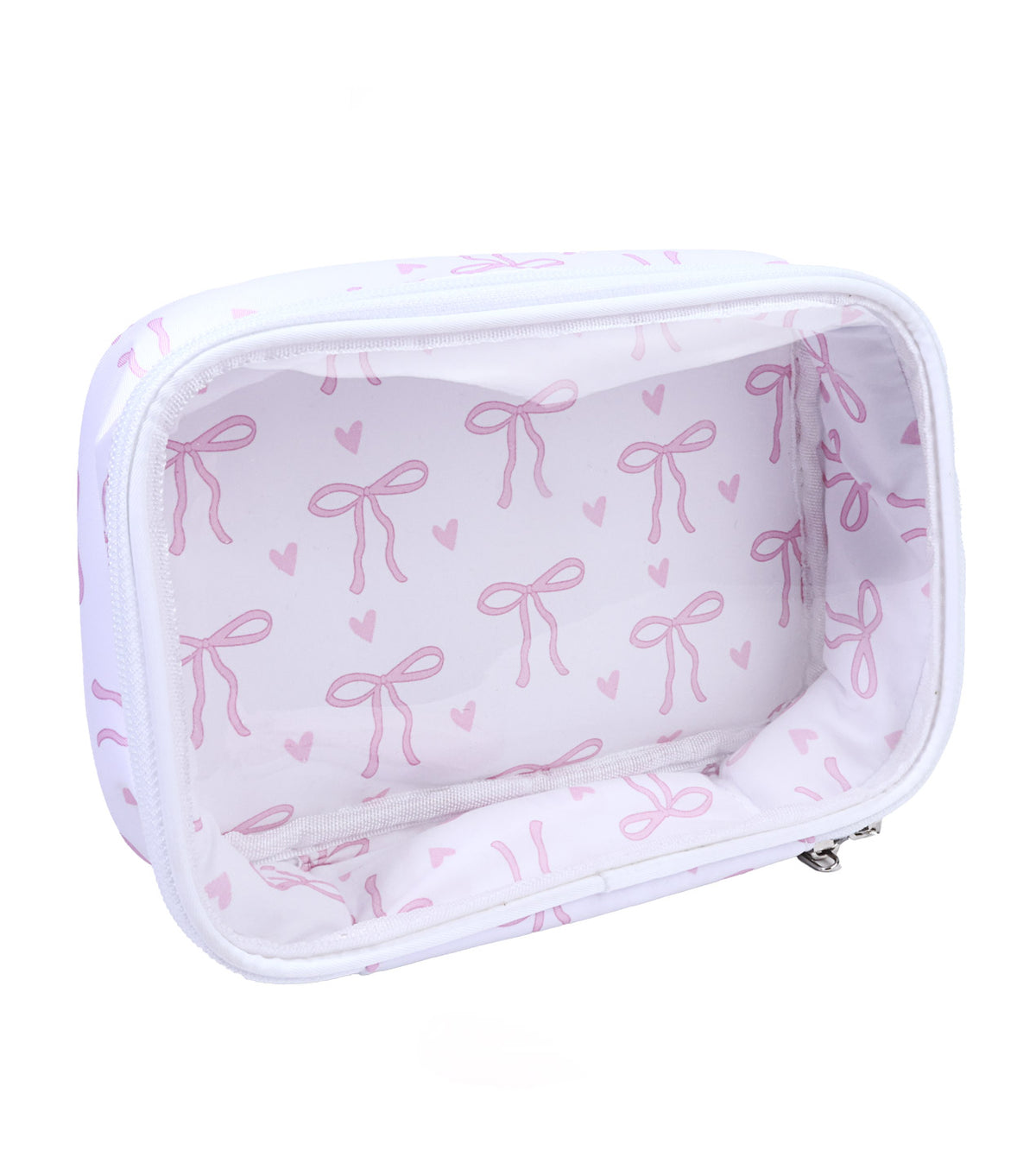 Pink Bow Makeup Bag